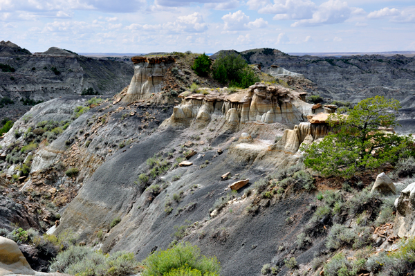 rock formations in Makoshika State Park